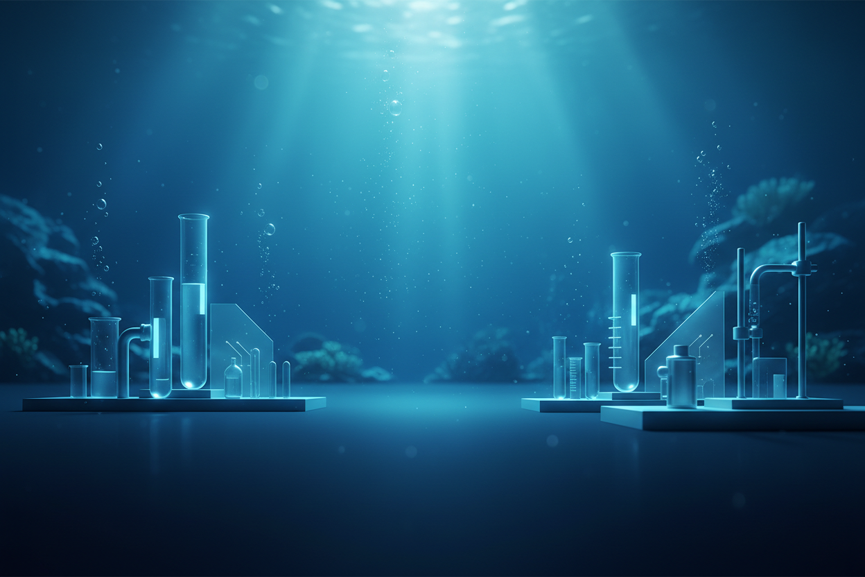 Marine Aquarium Banner Background